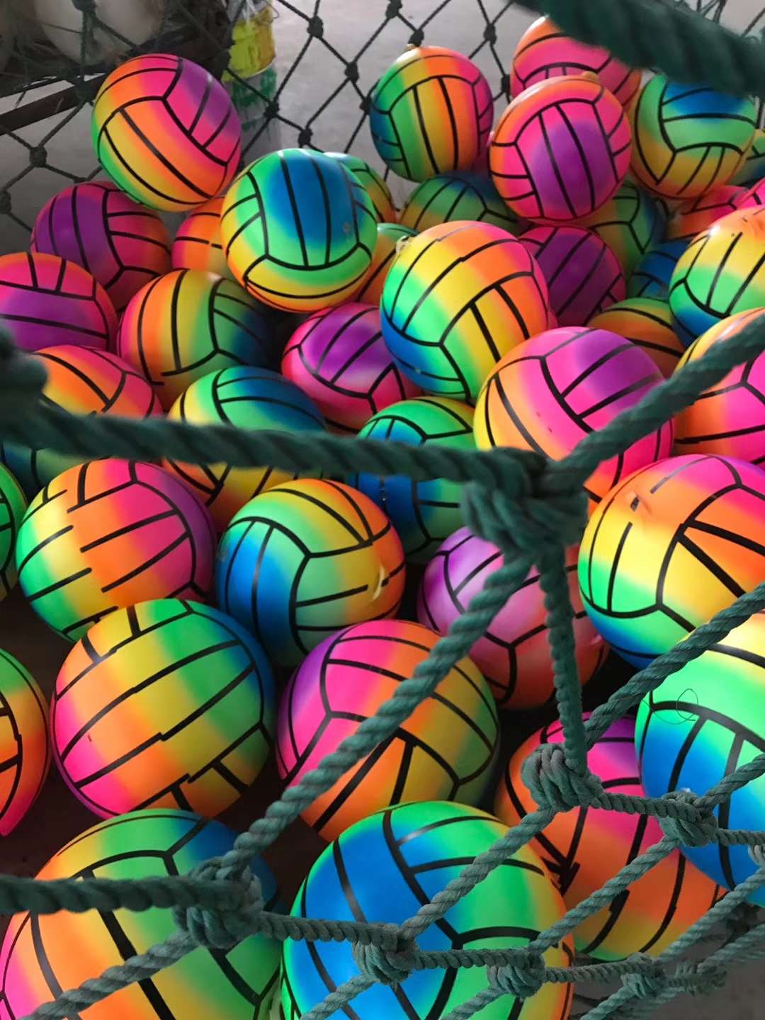 Rainbow Volleyball details Picture