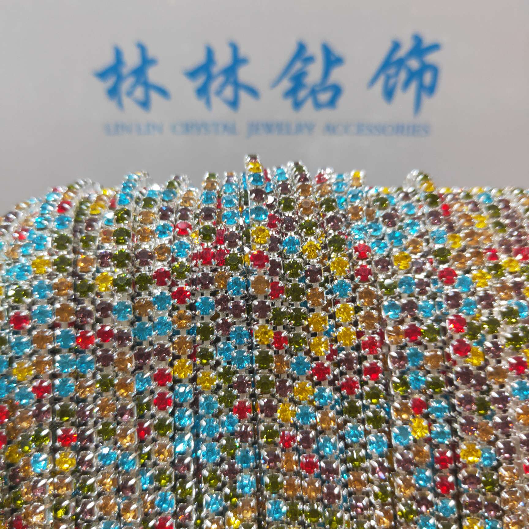 3.0 Dense Diamond chain, water diamond, colored diamond chain, hair accessories, clothing accessories, mobile phone cases DIY