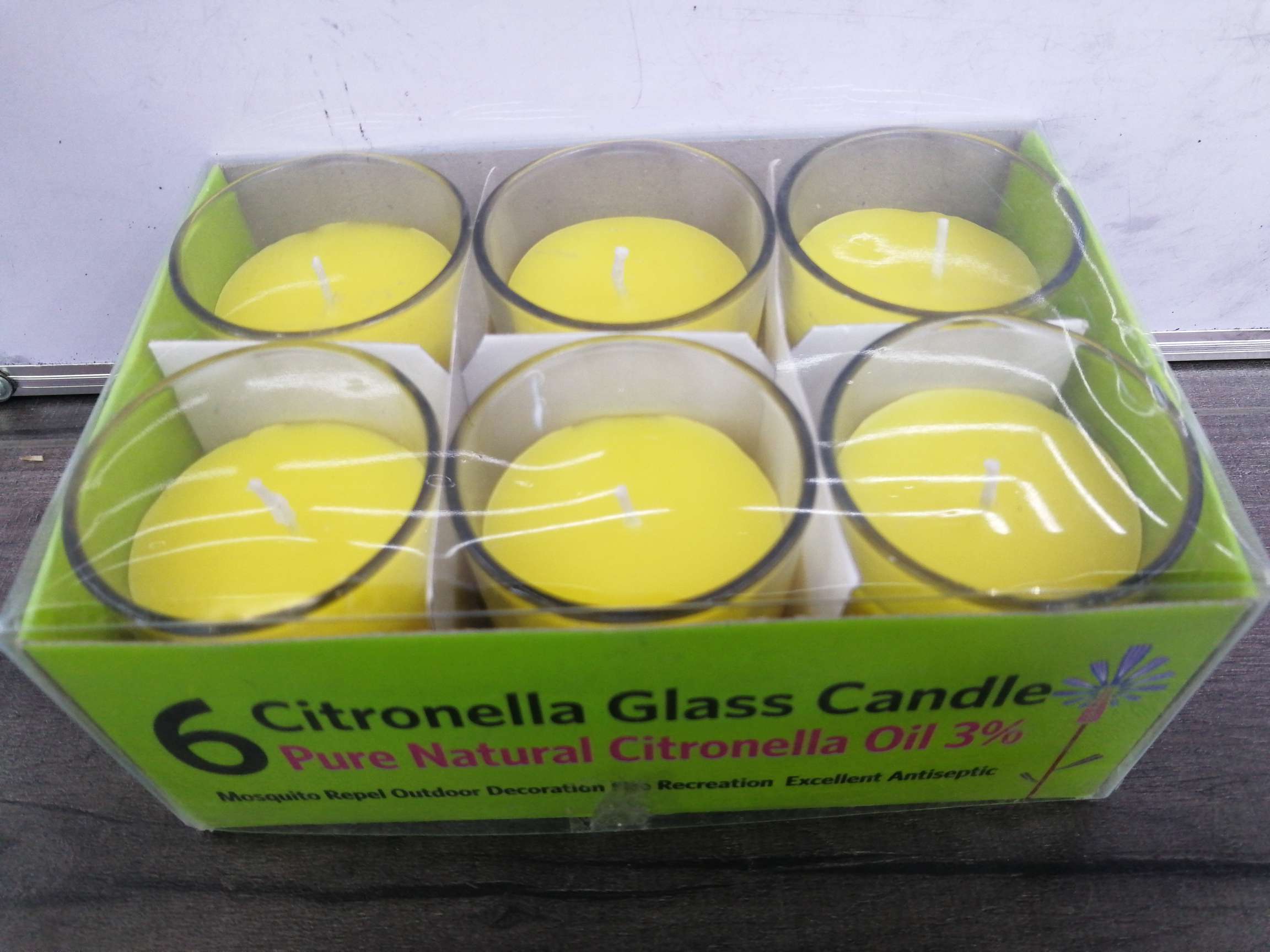 Plant mosquito repellent candle 6 fragrant candle smokeless non-choking mosquito repellent