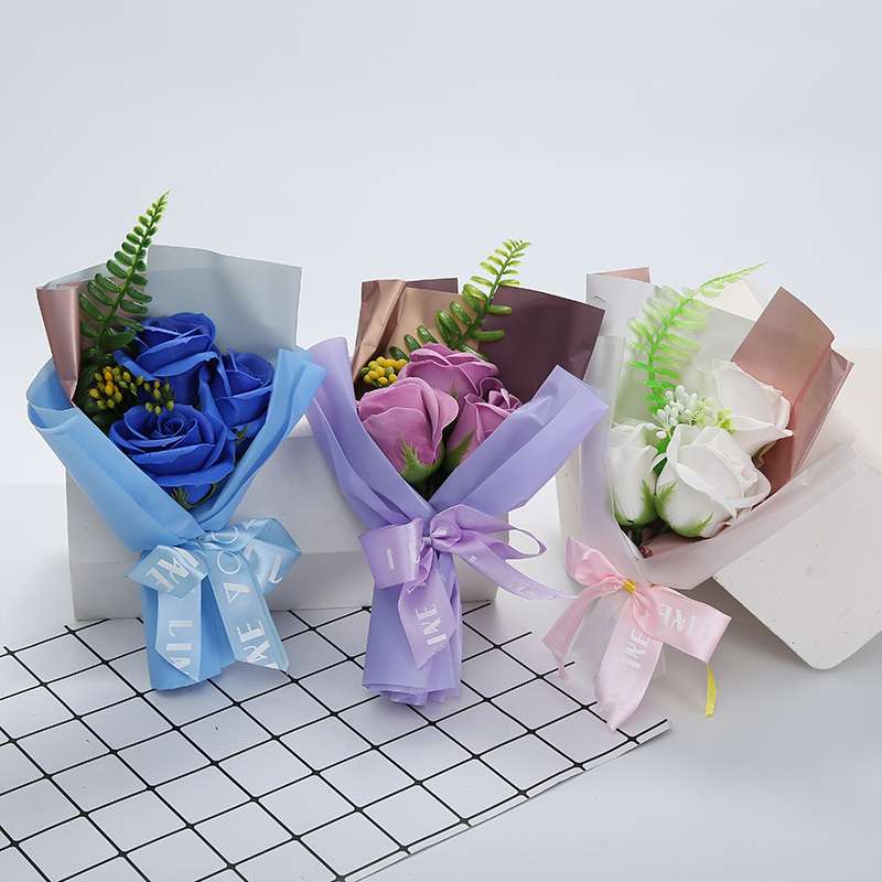 Teachers' Day and Valentine's Day gifts: Artificial flower soap, rose flowers, birthday and wedding promotions, Mother's Day hairo Application Scenario