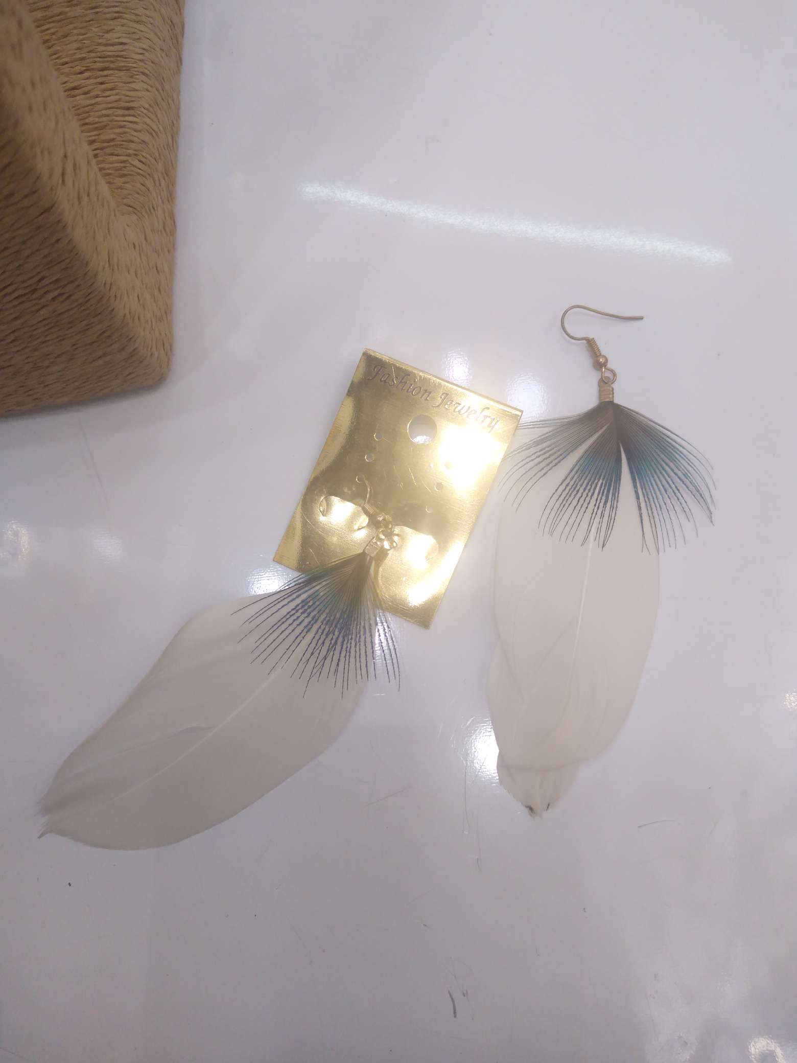 Factory direct sales of feather earrings 4