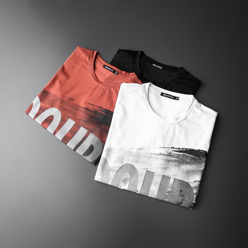 Summer red new short sleeve summer red new short sleeve boutique hombre camiseta transpirable transpirable refrescante rápido secado tendencia relajante slim estilo explosivo Item Picture