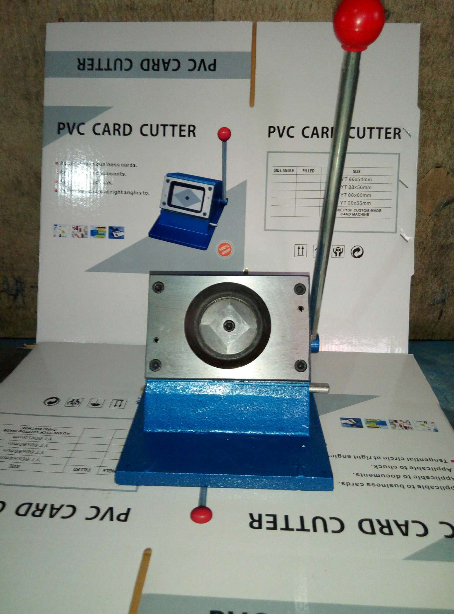 标准88/60身份证行驶证证卡切卡机尺寸定做带齿形行驶证卡