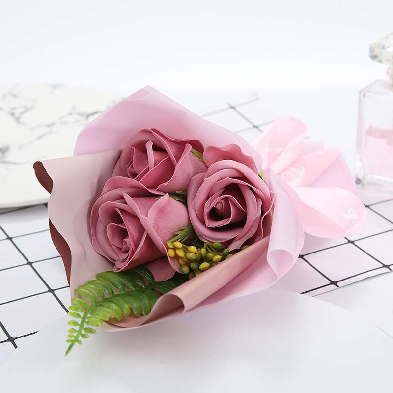 Teachers' Day and Valentine's Day gifts: Artificial flower soap, rose flowers, birthday and wedding promotions, Mother's Day hairo undefined