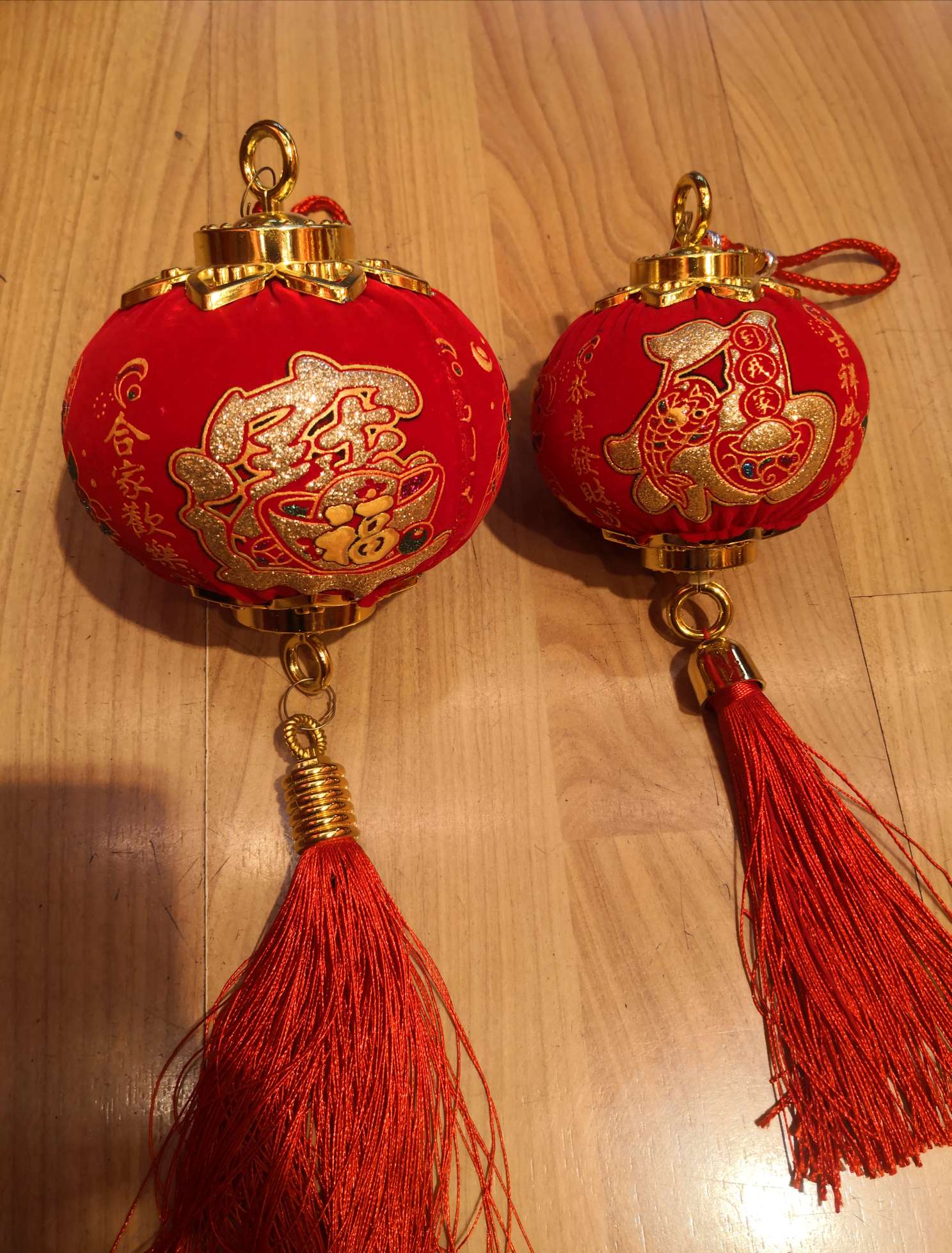 Mingrui Decorated Single Large And Small Printed Lanterns 3. 5