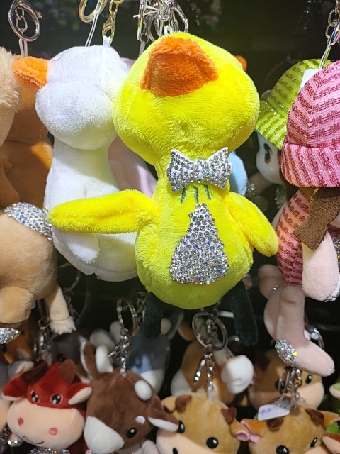 ins网红鸭挂件包包挂件汽车钥匙扣挂件