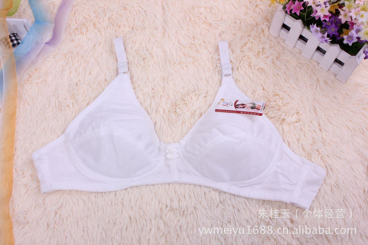 Breastfeeding Bra Manufacturers Direct Sales Yiwu Bra Solid Color Can Be Detachable After The Double Breasted Gathering Yiwu Bra details Picture