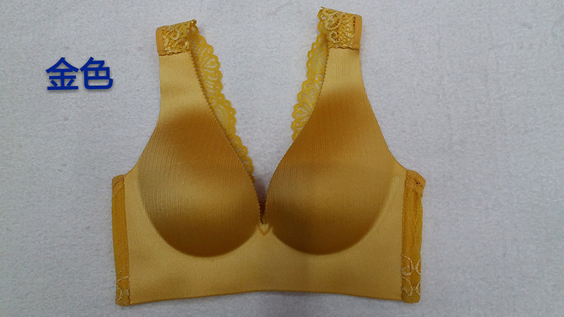 One-Piece Seamless Bra With No Underwire Bra Waistcoat Drawn Seamless Lace Beauty Back Bra Item Picture