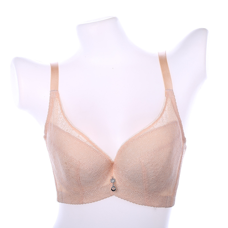 New Plus Size Bra Thin Cup Bra Soft Underwire Comfort Bra Sexy Push-Up Bra Item Picture