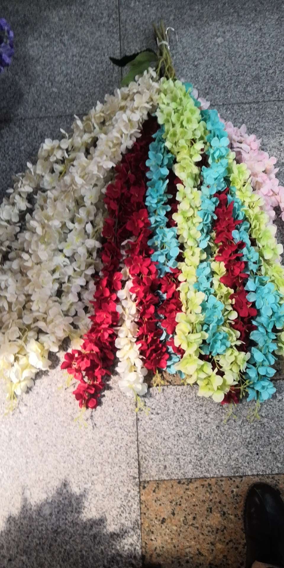 Artificial Peony Wedding Plastic Bouquet Single Rattan Multi-Color Optional