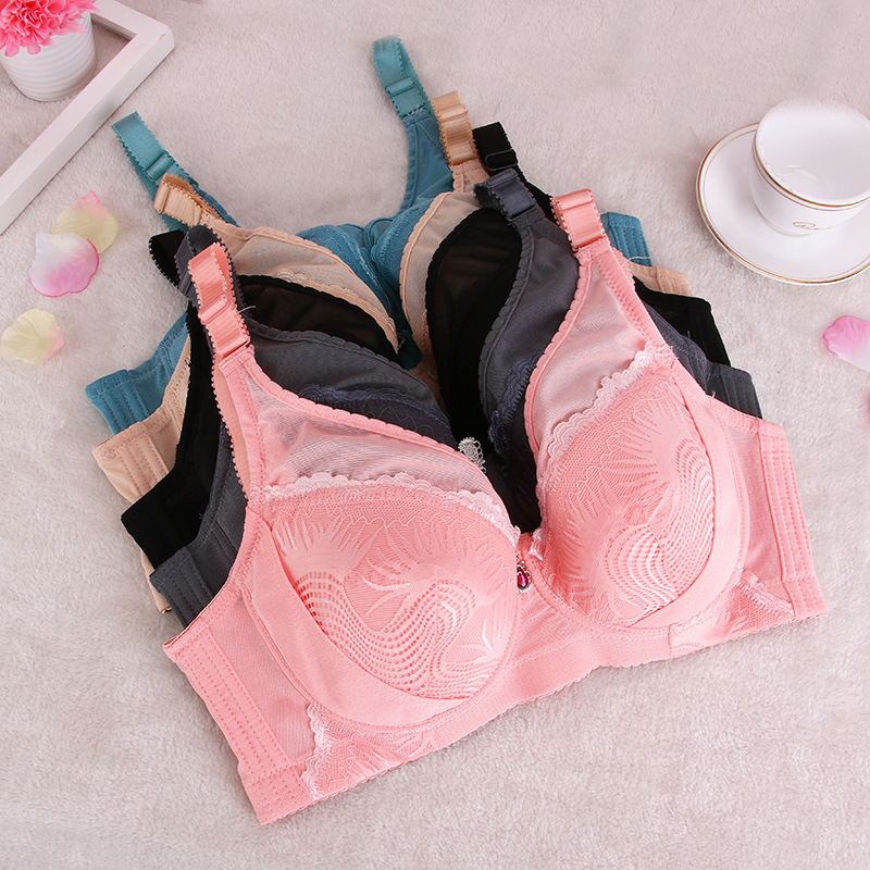 The New Fashion Collection With Breast Body Adjustment Comfortable Plus Size Bra Brand Plus Size Thin Cup Bra Bra