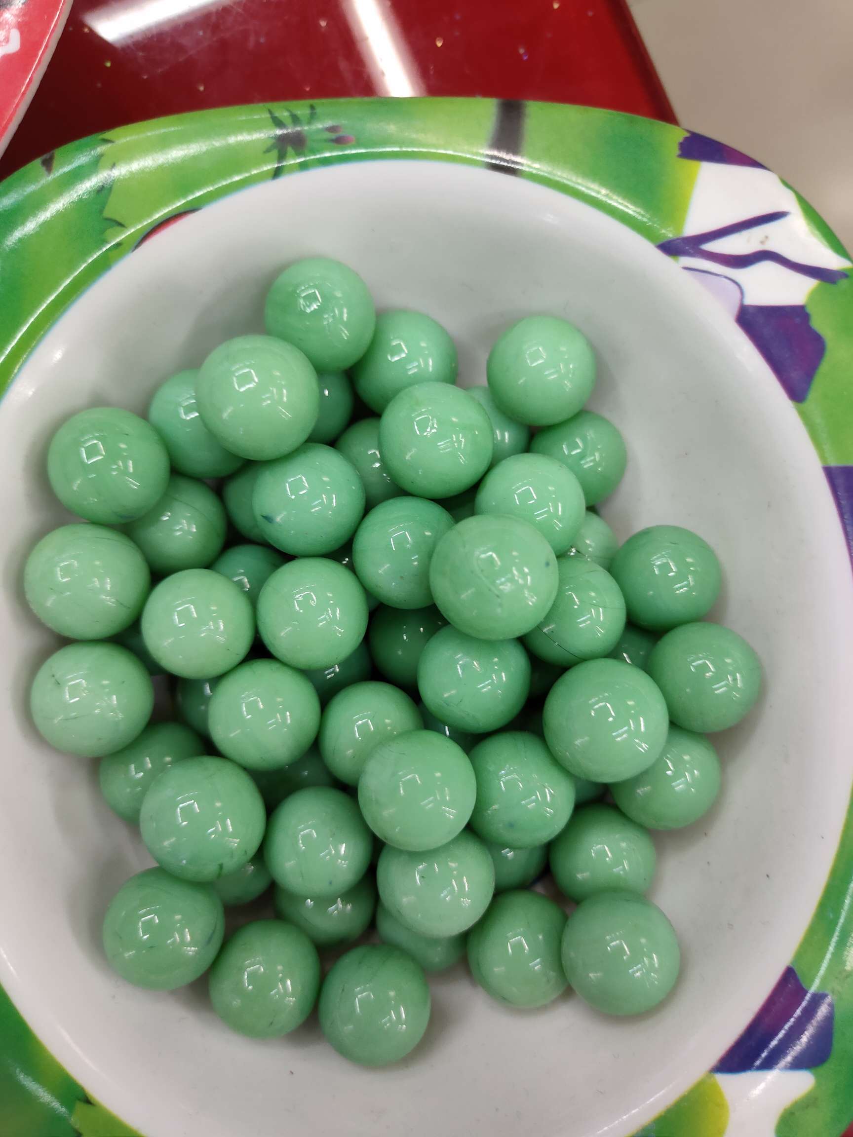 16Mm Cream Ball Color Mixing Application Scenario