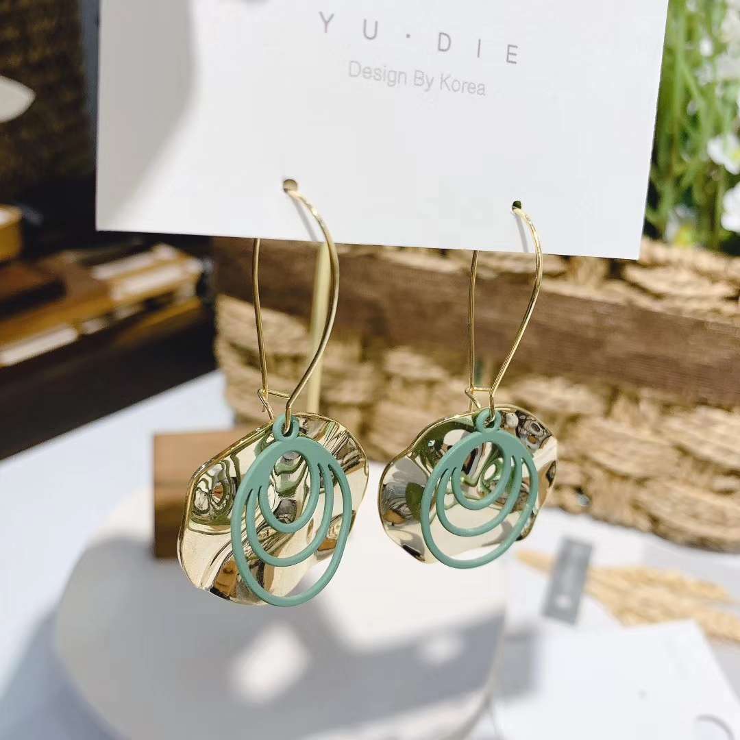 Feather butterfly jewelry simple fashion earrings female Specification drawing