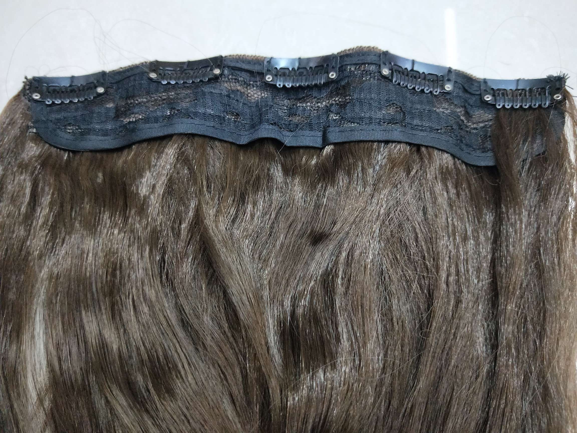 High Temperature Silk Wig Curls 5 Clip Hair Extensions Popular Invisible Traceless Natural One-Piece Hair Extensions Specification drawing