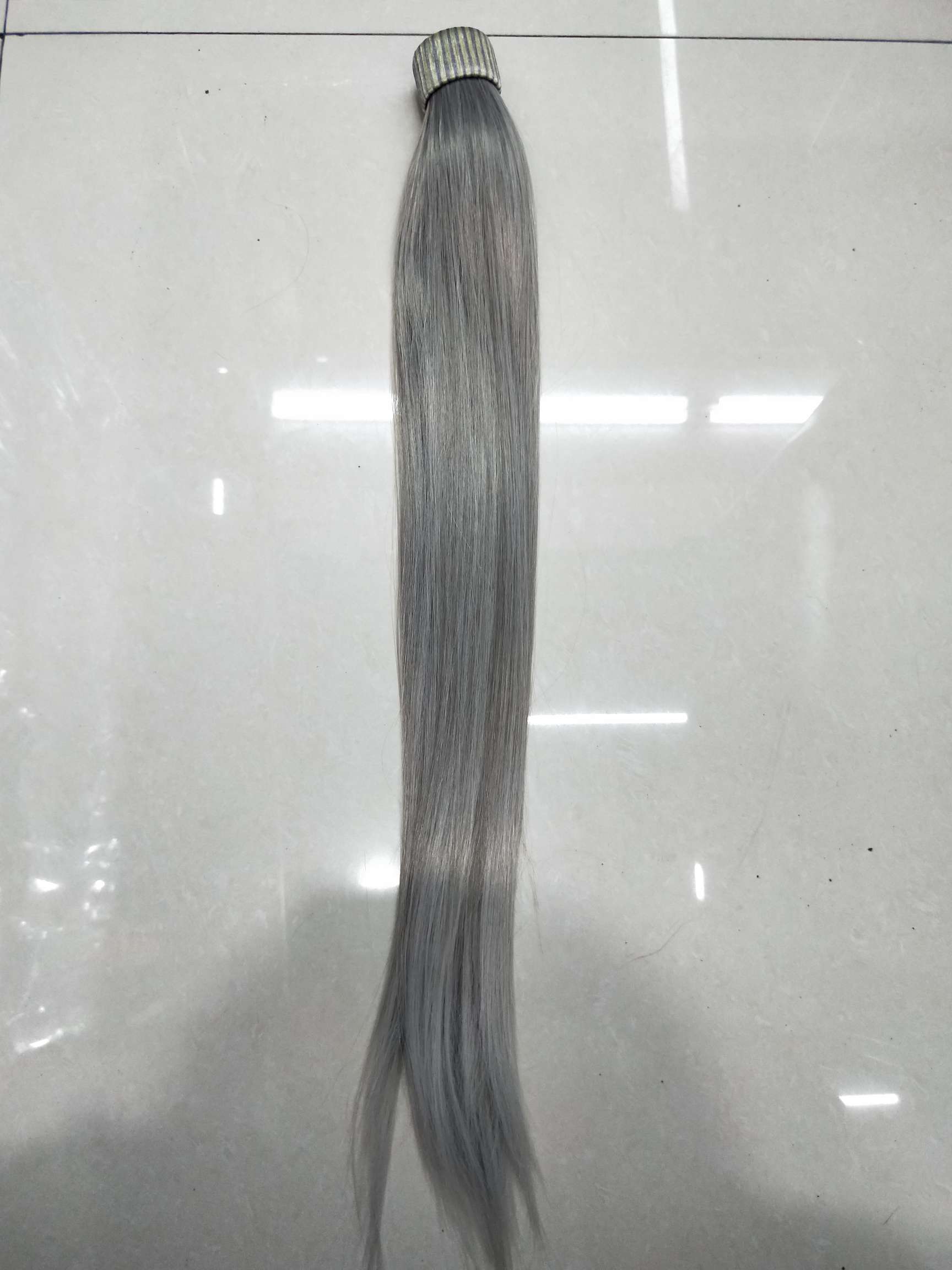 High Temperature Silk Wig Straight Hair Ponytail Invisible Traceless Natural One-Piece Hair Extensions Specification drawing