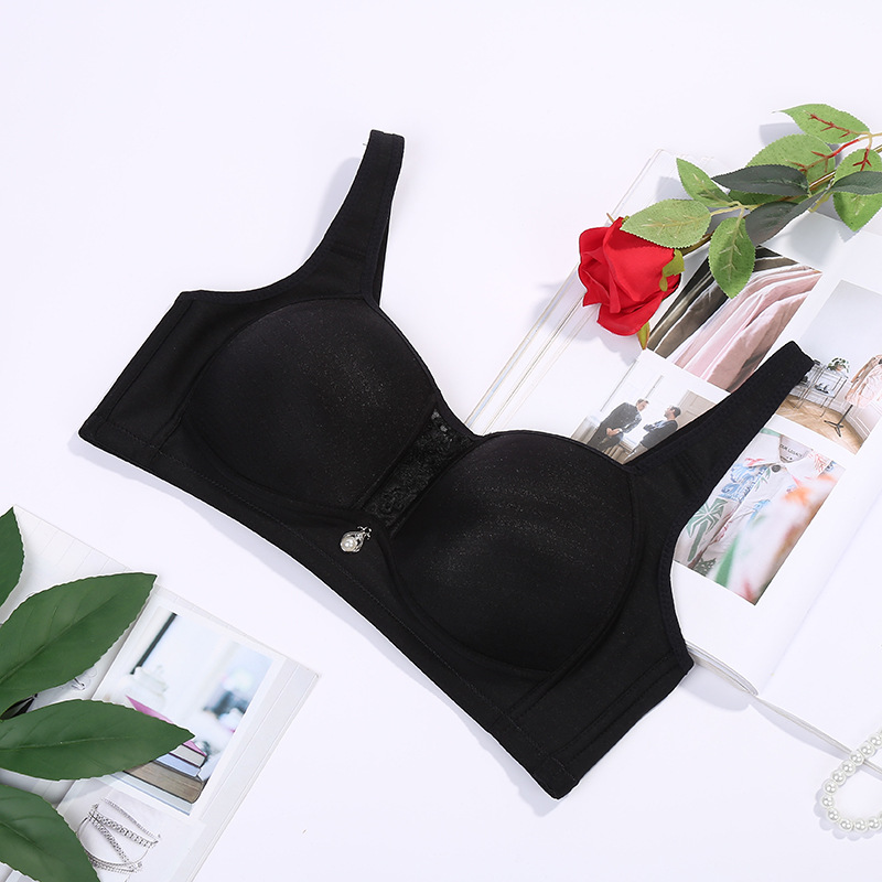 Simple Art Female Youth Without Underwire Underwear Bra Without Underwire Women Simple Underwear Push-Up Underwear details Picture
