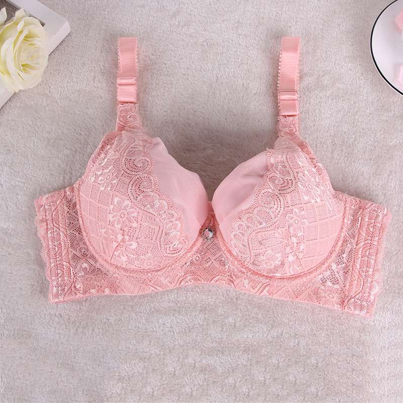 New Factory Supply Thin Underwear Lace Bra Deep V Push-Up Bra Adjustment Bra Wholesale undefined