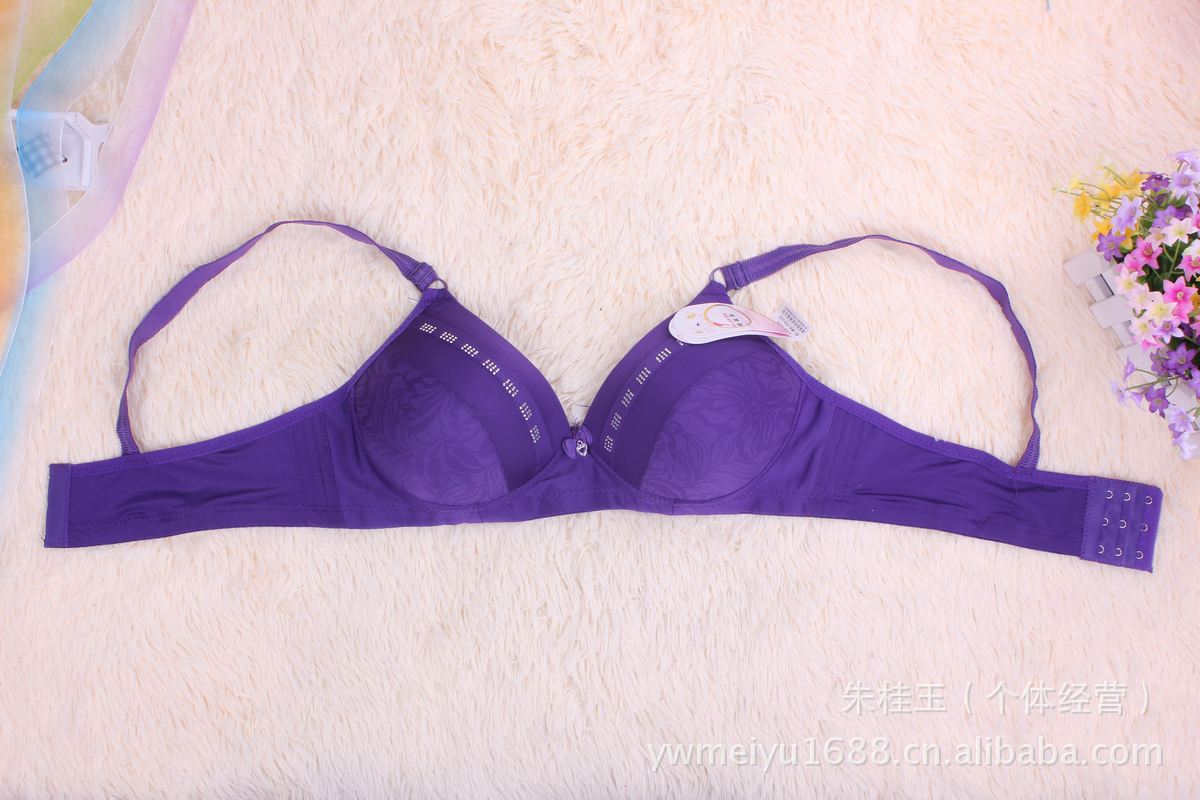 Yiwu Factory Specializes In The Production Of Europe And The United States Sexy Push-Up Bra/Underwear Thin Cotton Women's Bra Underwear Specification drawing