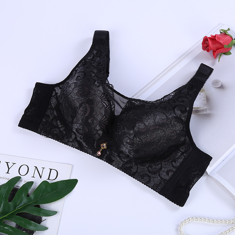Manufacturers Direct Sales Of New Non-Underwire Sexy Comfortable Anti-Slip Vest Bra Thin Lace Bra undefined