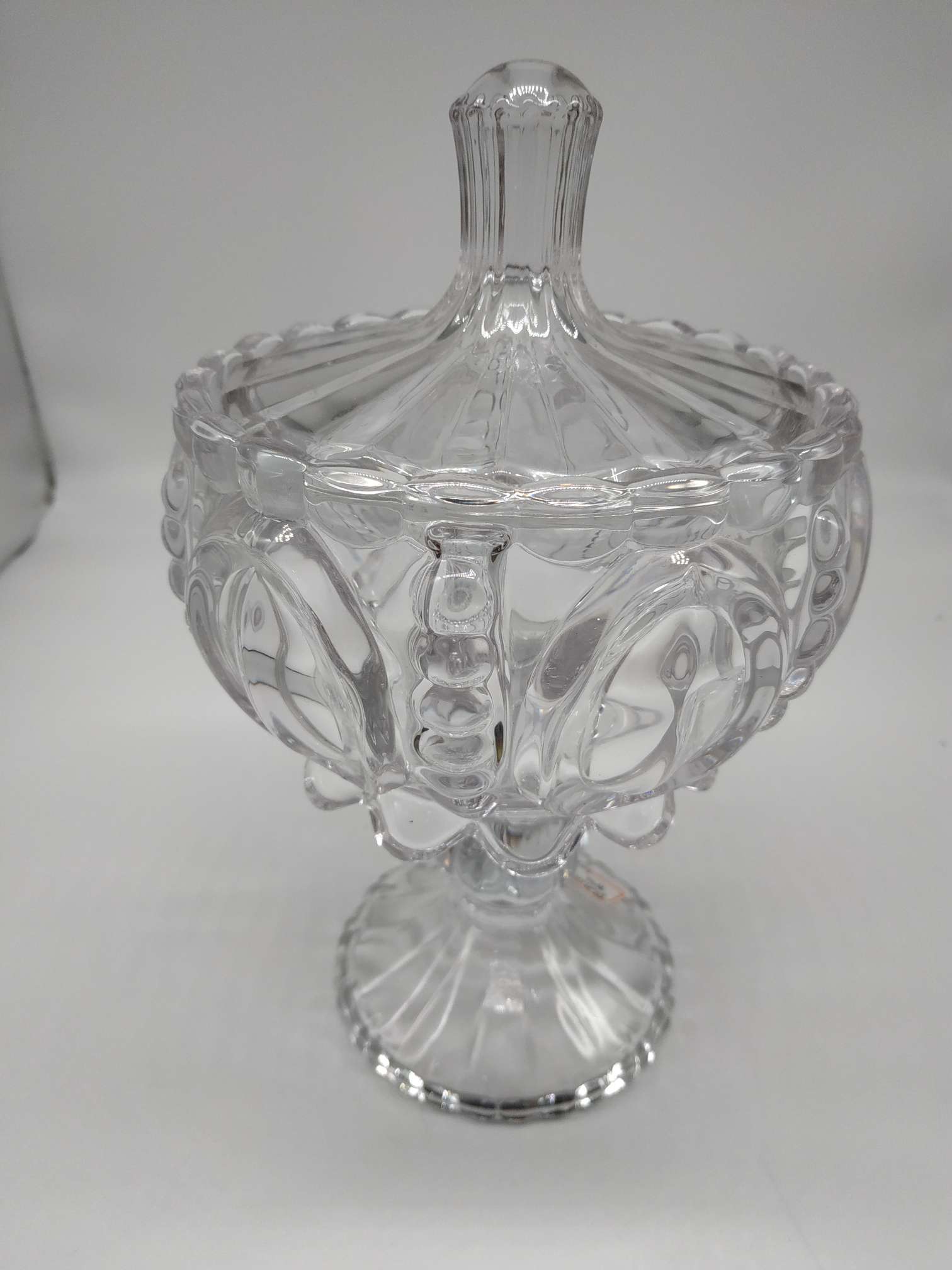 Yiwu Good Goods Huida Glass 14.5*24Cm Eye Series Sugar Jar, Sealed Jar, Arts And Crafts Gifts