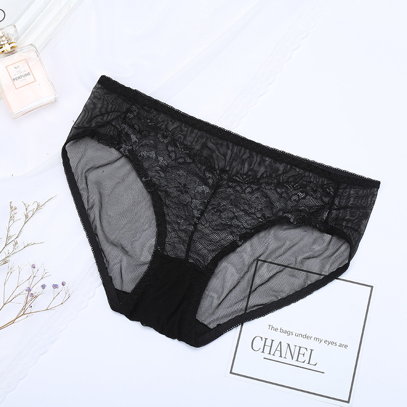 Lingerie Underwear Bra Wholesale Sexy Mesh Panties Lace Lace Series Triangle Panties In Stock undefined