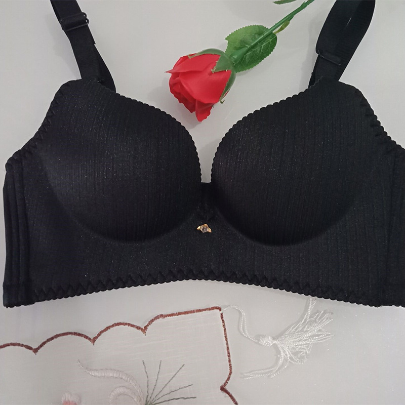 Factory Direct Sales Of New Underwear Bra Traceless Adjustment Women's Solid Color Bra Yiwu Wholesale Application Scenario
