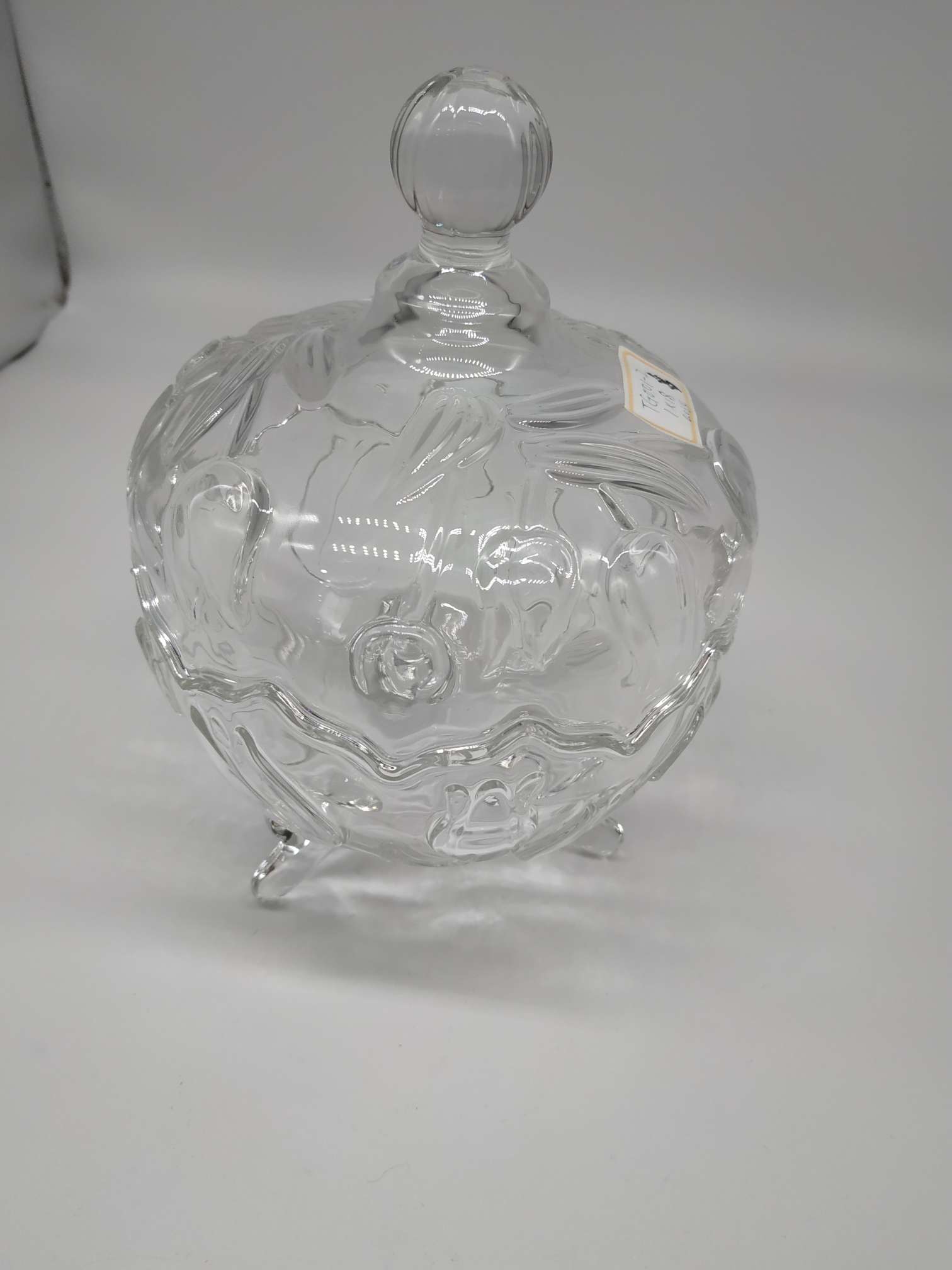 义乌好货惠达玻璃14*18cm郁金香糖缸，密封罐，礼品工艺品