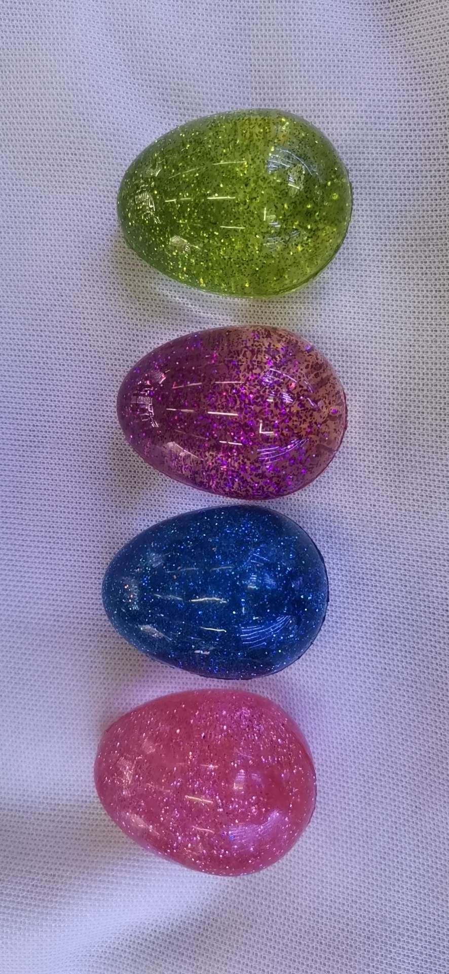 Large gold powder egg