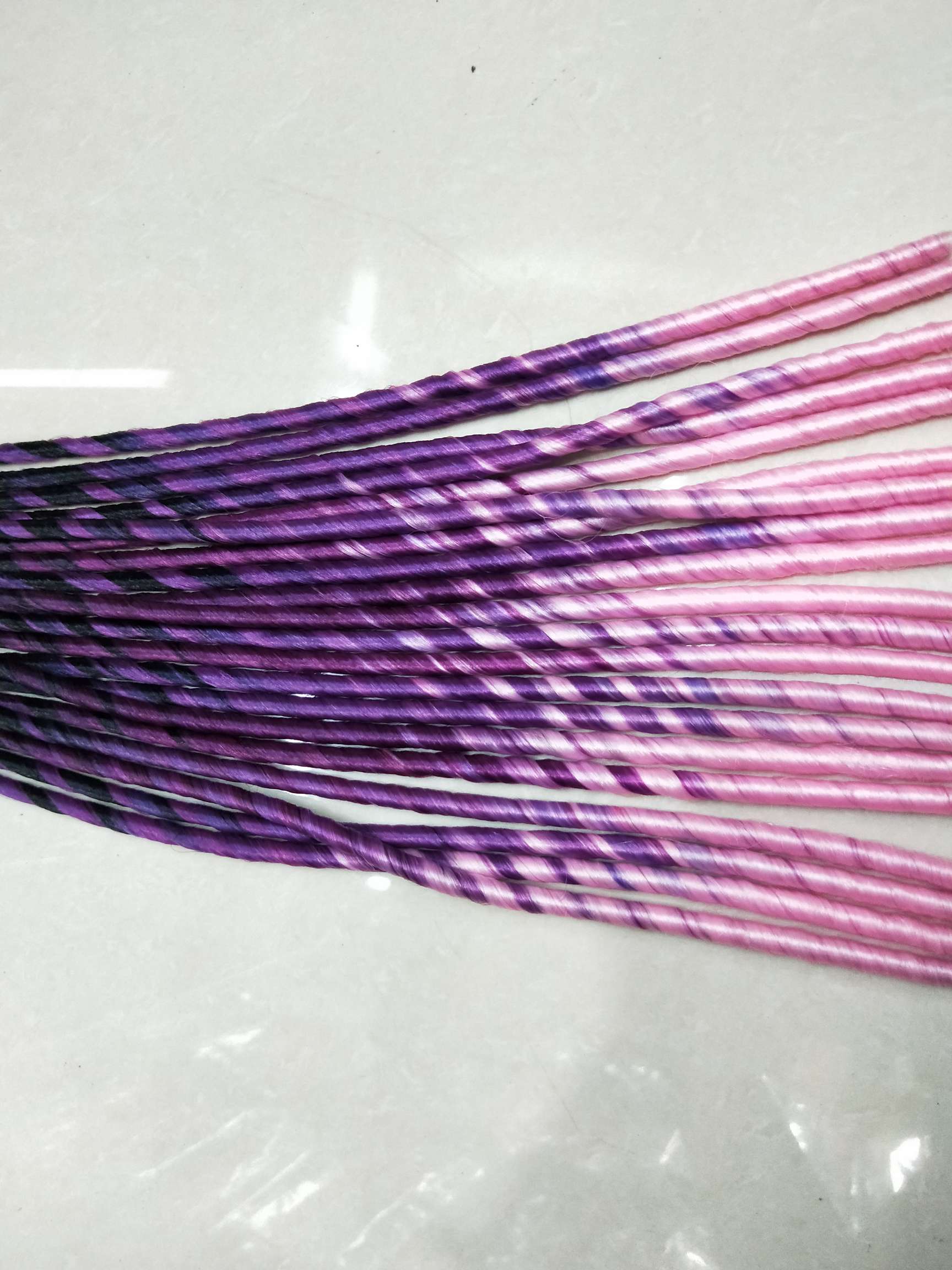Gradually Dyed High Temperature Silk Small Roll Invisible Seamless Natural One-Piece Hair Extensions Specification drawing