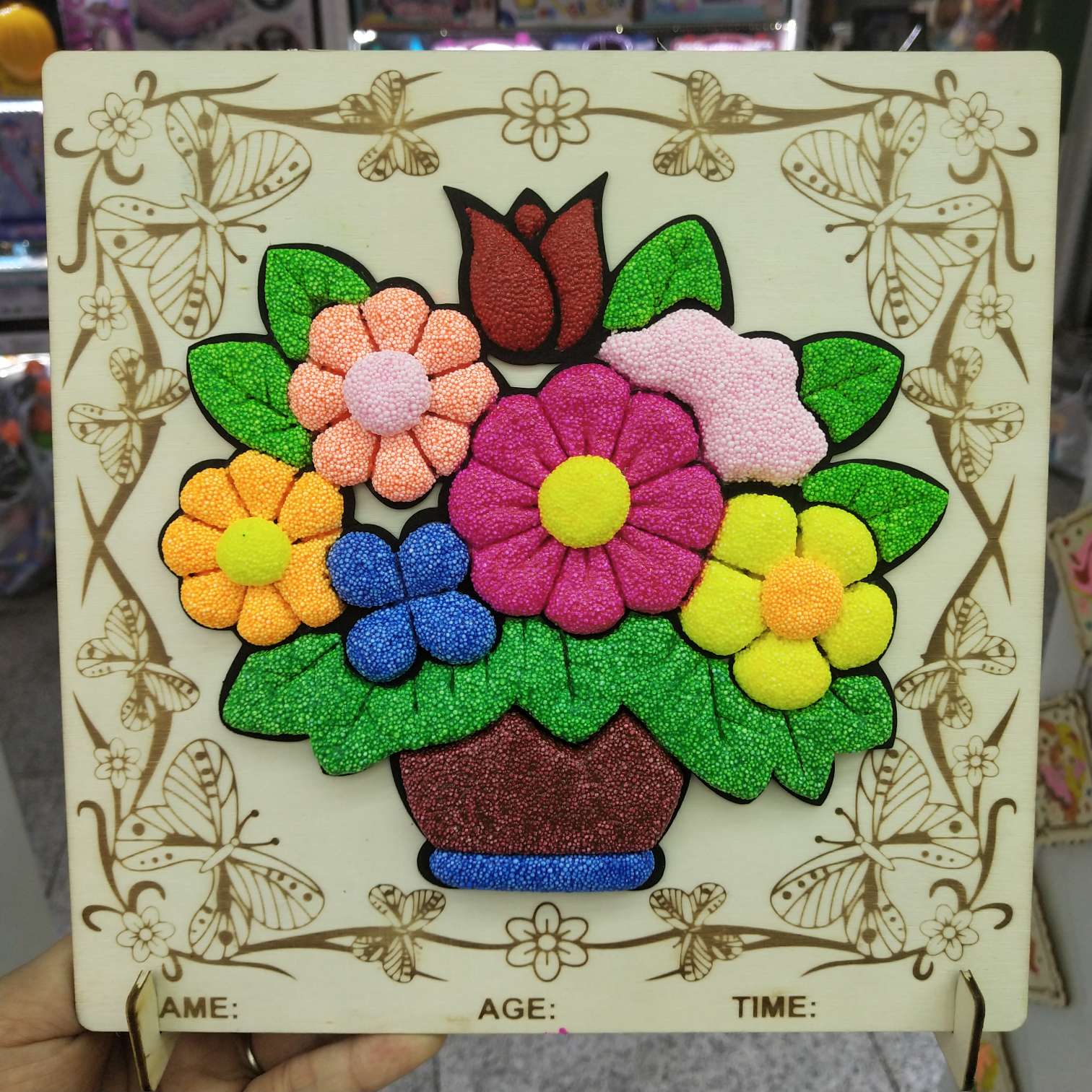 Eco-friendly magic color board snowflake clay painting children's handmade toys undefined