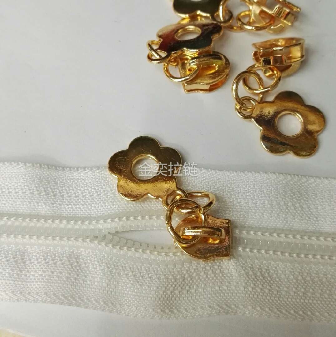 5# nylon hanging light gold double ring plum box bag home textile general use