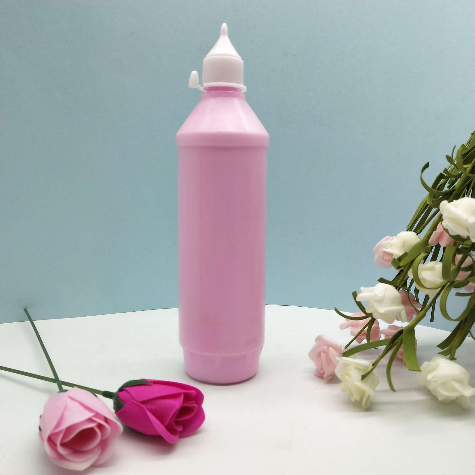 Large bottle ceramic white body color painting paint acrylic multi-color paint undefined