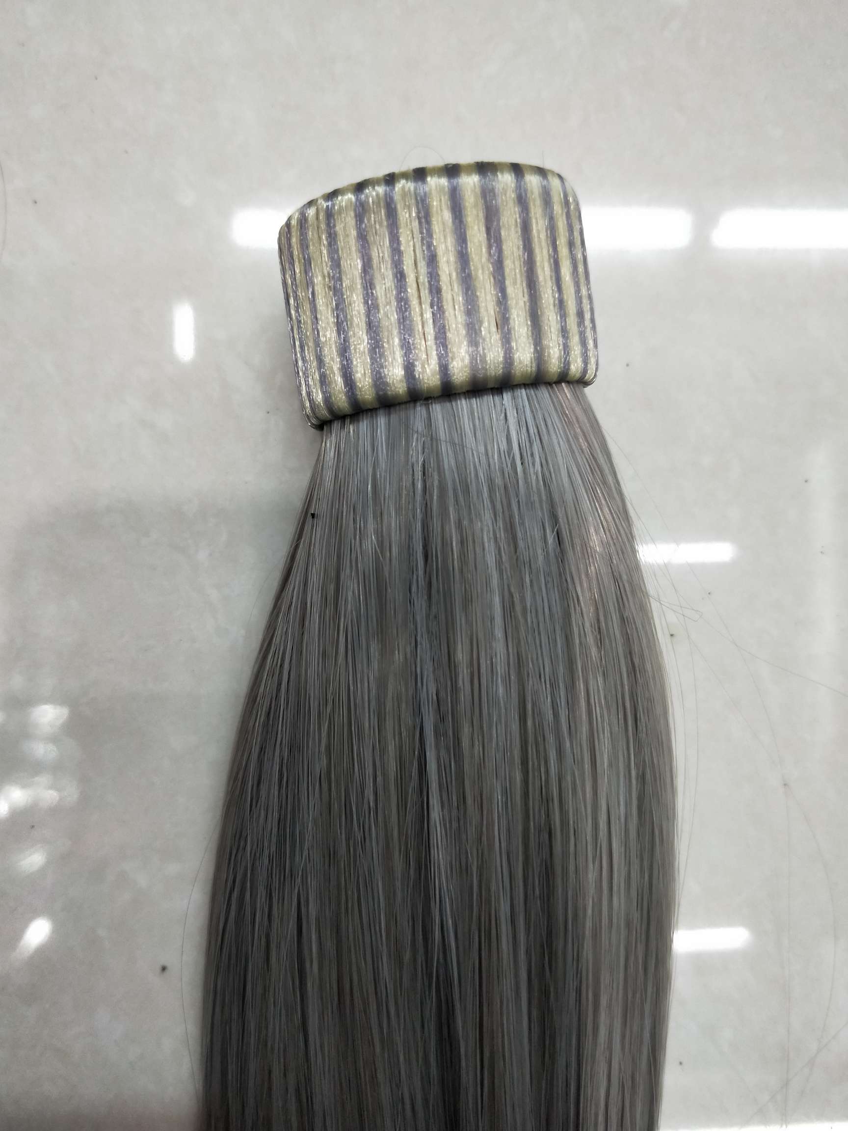 High Temperature Silk Wig Straight Hair Ponytail Invisible Traceless Natural One-Piece Hair Extensions details Picture