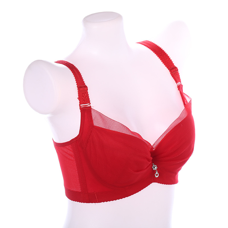 New Large Size Bra Soft Underwire Adjustment Underwear Bra Small Breathable Bra Sleep Underwear Manufacturers Wholesale undefined