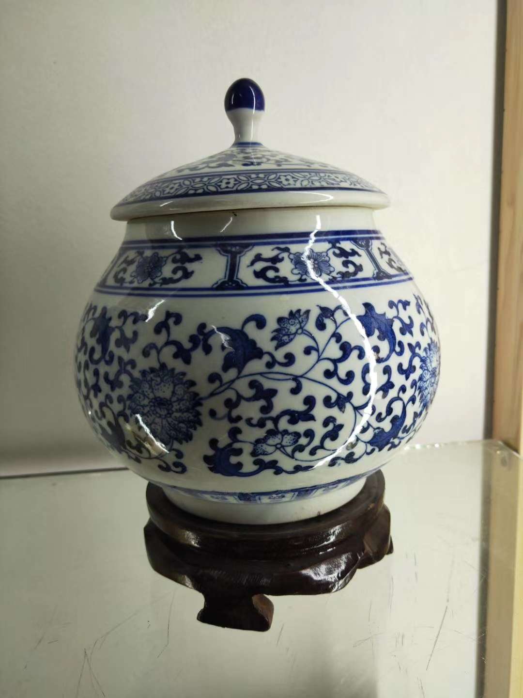 علبة أغطية يدوية من الزهور الخضراء في تشينغ تشنغ Specification image