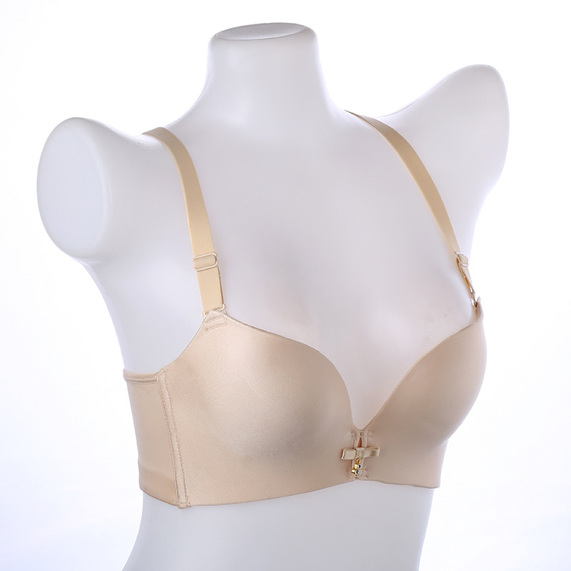 Women's Back Bra Underwear Smooth Breast Cross Strap Young Ladies Spot Women's Bra Manufacturers undefined
