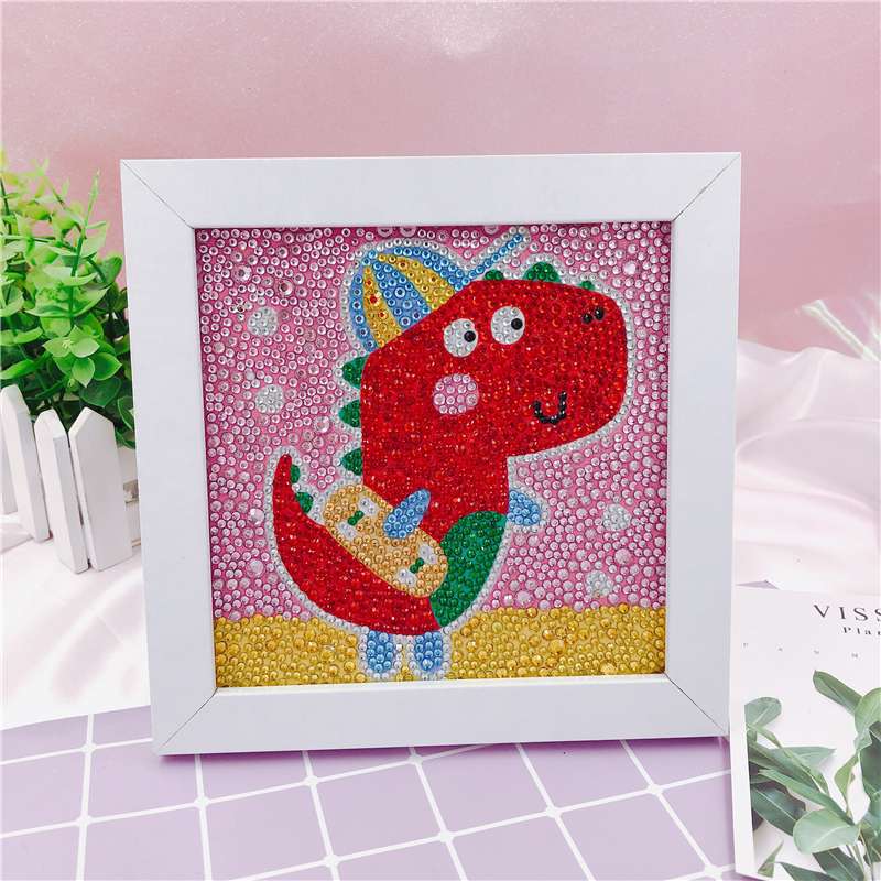 钻石画、皮画实物图