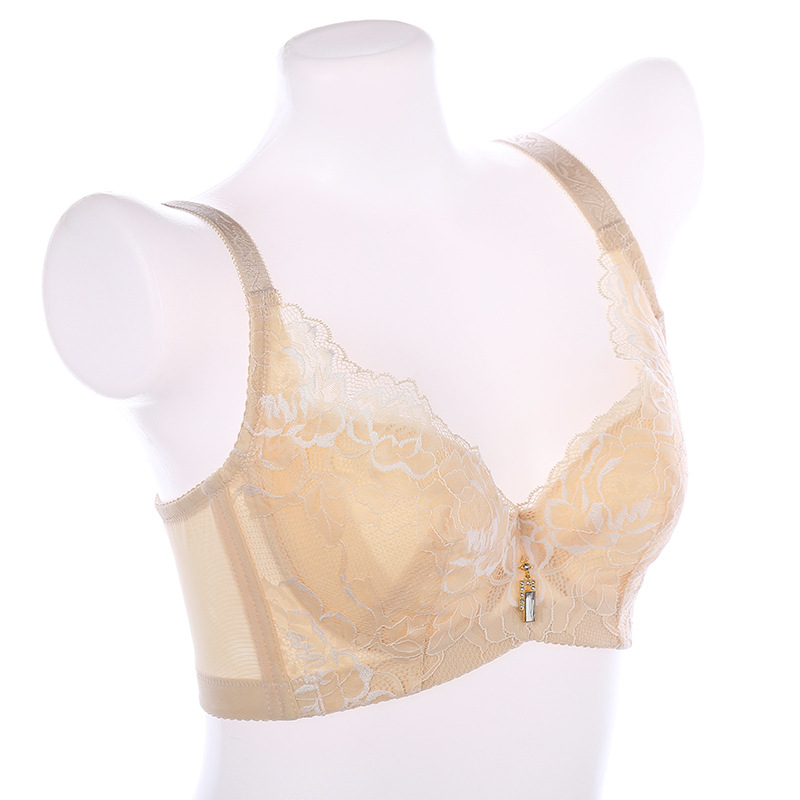 Plus-Size Bra No Underwire Adjusting Bra Shows Small Gathering Adjusting Bra Women's Underwear Wholesale undefined