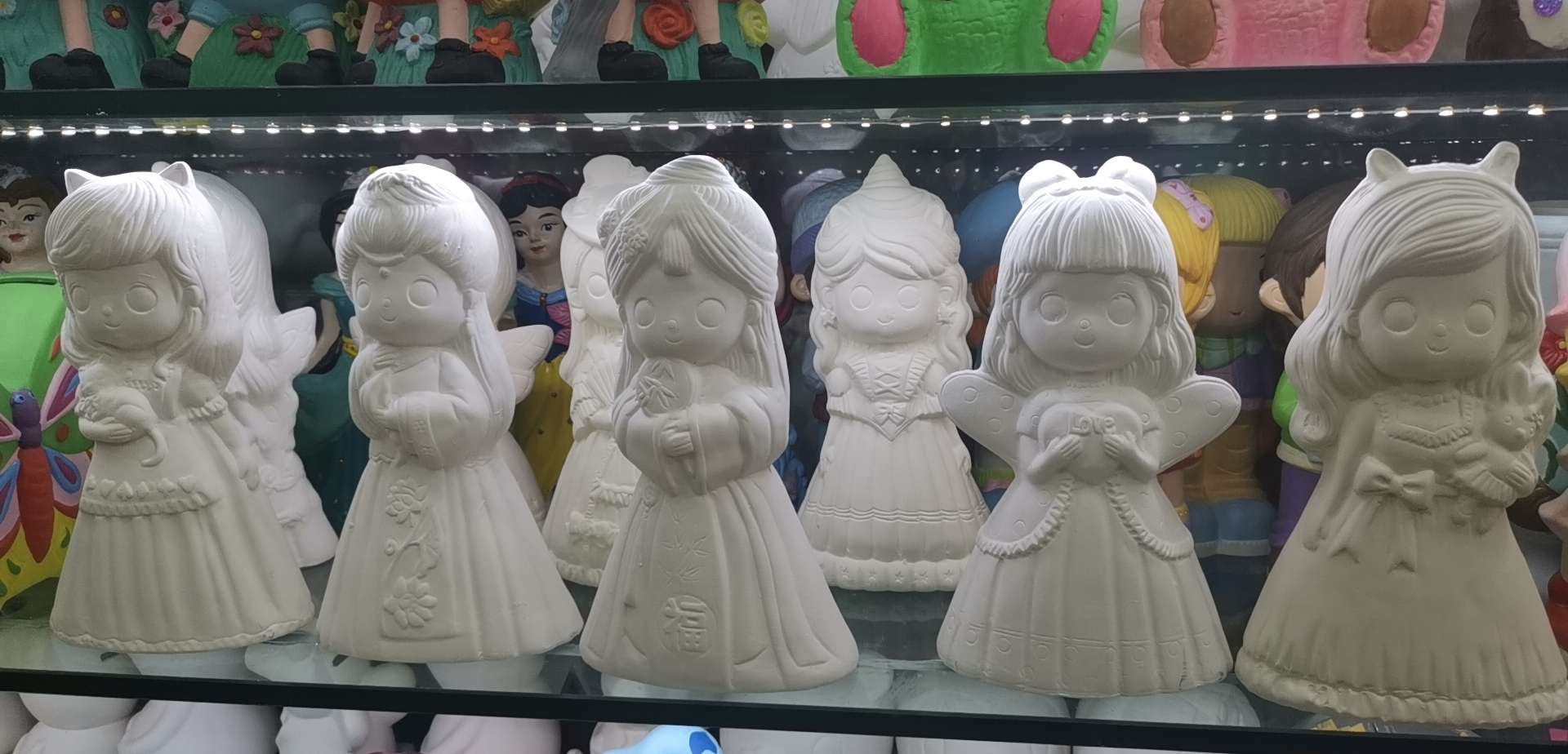 大号陶瓷白坯公主👸系列产品图