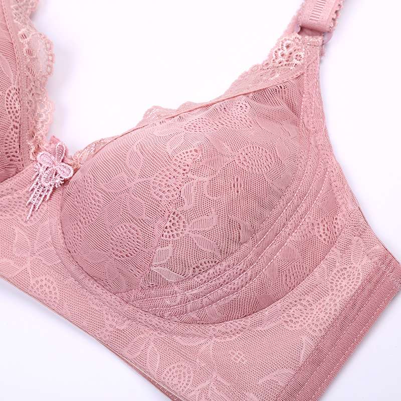 Summer Thin Women's Underwear Comfortable Side Retraction Women's Bra Plus Size Lace Adjustment Bra Application Scenario