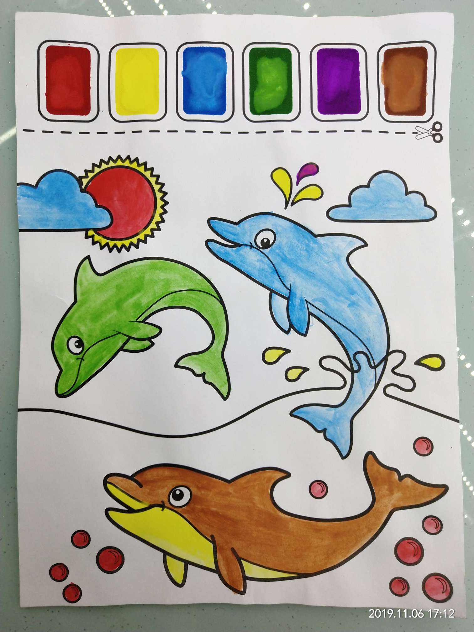 Wholesale factory direct sales of children's handcrafted toys in envelopes with self-painted watercolor paintings Item Picture