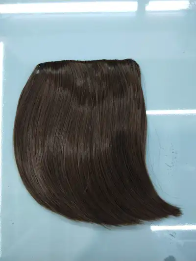 High Temperature Silk Simulation Flat Fringe Hair Piece Wig Female Invisible Traceless Natural One-Piece Hair Extensions