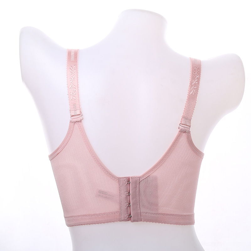 Spring/Summer Lace Edge Bra Plus Size Bra Pulls Up Side Fold Thin Bra Bra Bra Beautiful Back Item Picture
