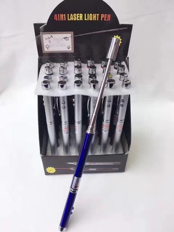 Retractable pointer, laser pointer, infrared retractable pointer. The teacher explains the pointer in class