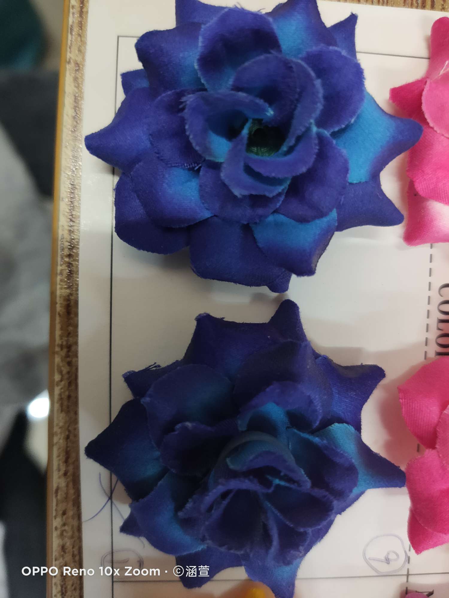 仿真花仿真花朵鲜花花朵假花摆件装饰毛布凤尾玫瑰宝蓝
