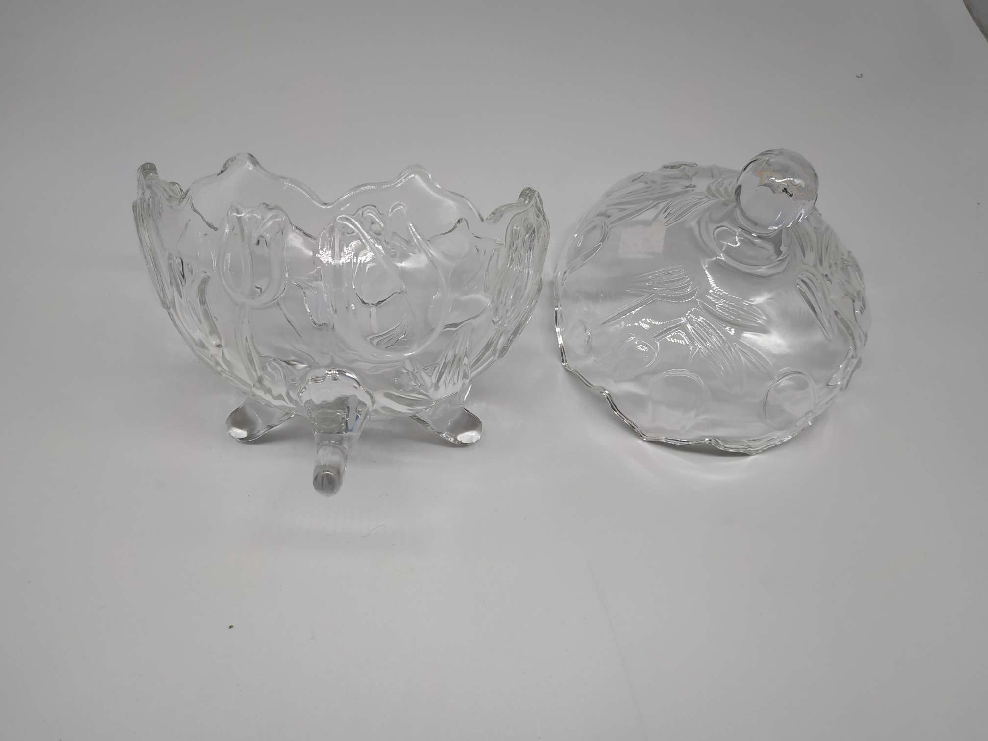 义乌好货惠达玻璃14*18cm郁金香糖缸，密封罐，礼品工艺品详情图6