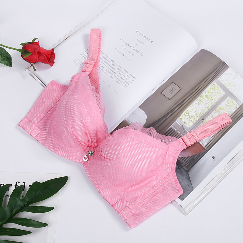 New Large Size Bra Soft Underwire Adjustment Underwear Bra Small Breathable Bra Sleep Underwear Manufacturers Wholesale Item Picture
