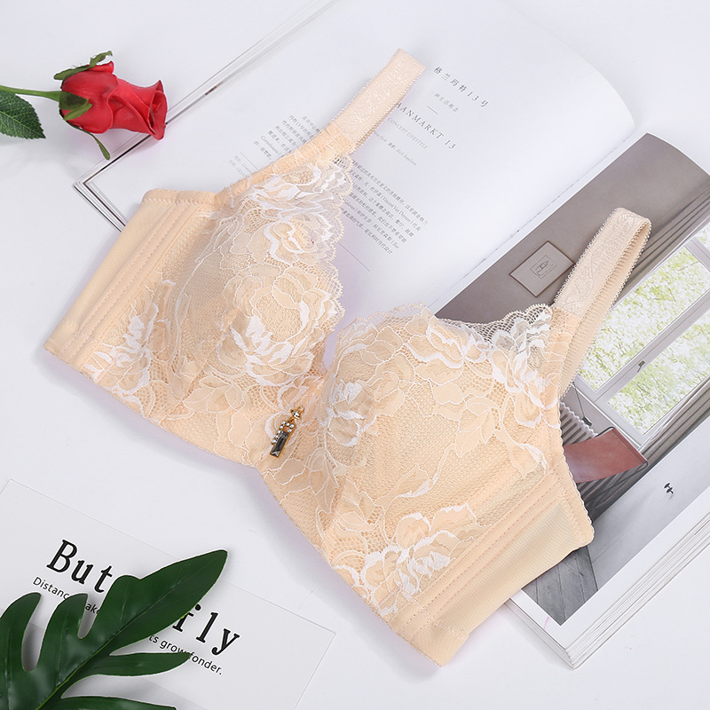 Plus-Size Bra No Underwire Adjusting Bra Shows Small Gathering Adjusting Bra Women's Underwear Wholesale Application Scenario