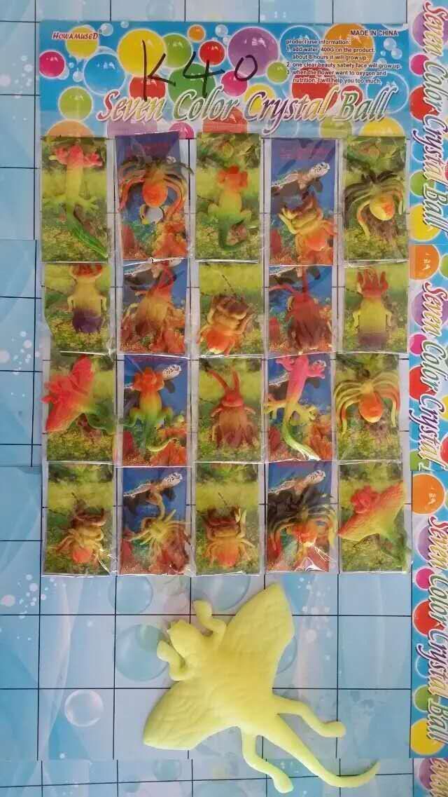 K40 Insect Series Expansion Baby Ocean Baby Water Elf Crystal Mud Magical Baby New Strange Toys Soaking Water to Big Animals thumbnail