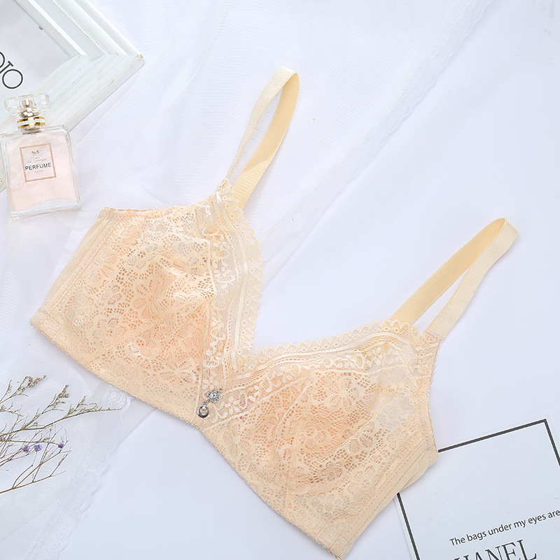 Summer Slim Bra Lace Mesh Breathable Underwear Soft Underwire Adjustment Lace Lace Bra Application Scenario